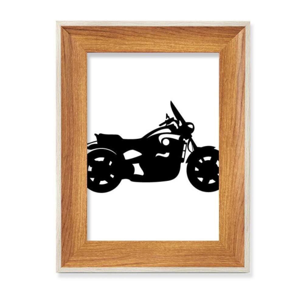 Affichage tableau moto silhouette avec cadre en bois modulaire pour plusieurs ensembles d'art
