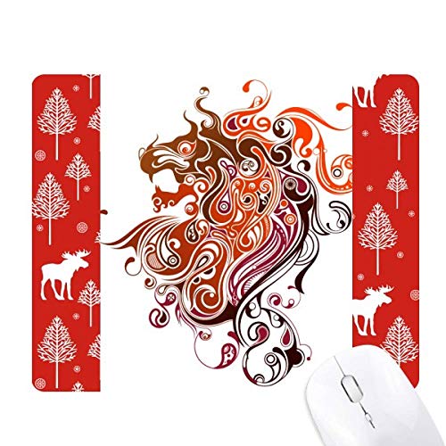 Souris dragon coloré silhouette animal de forêt pour PC et bureau