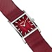 Imagen de BERING 10426-303-S Reloj de cuarzo para mujer con caja de acero inoxidable plateado de 26 mm y esfera roja