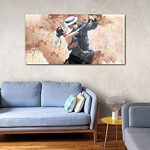 Image sur verre de danse tango pour apporter passion et élégance à votre chambre