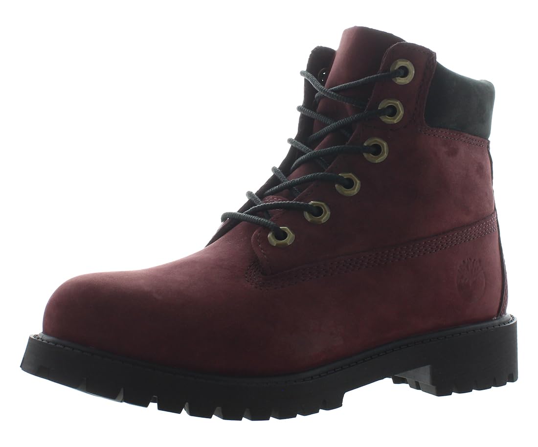 Timberland Premium 6 Inch Waterproof Boot Mens Shoes Size 5, Color: Burgundy/Red