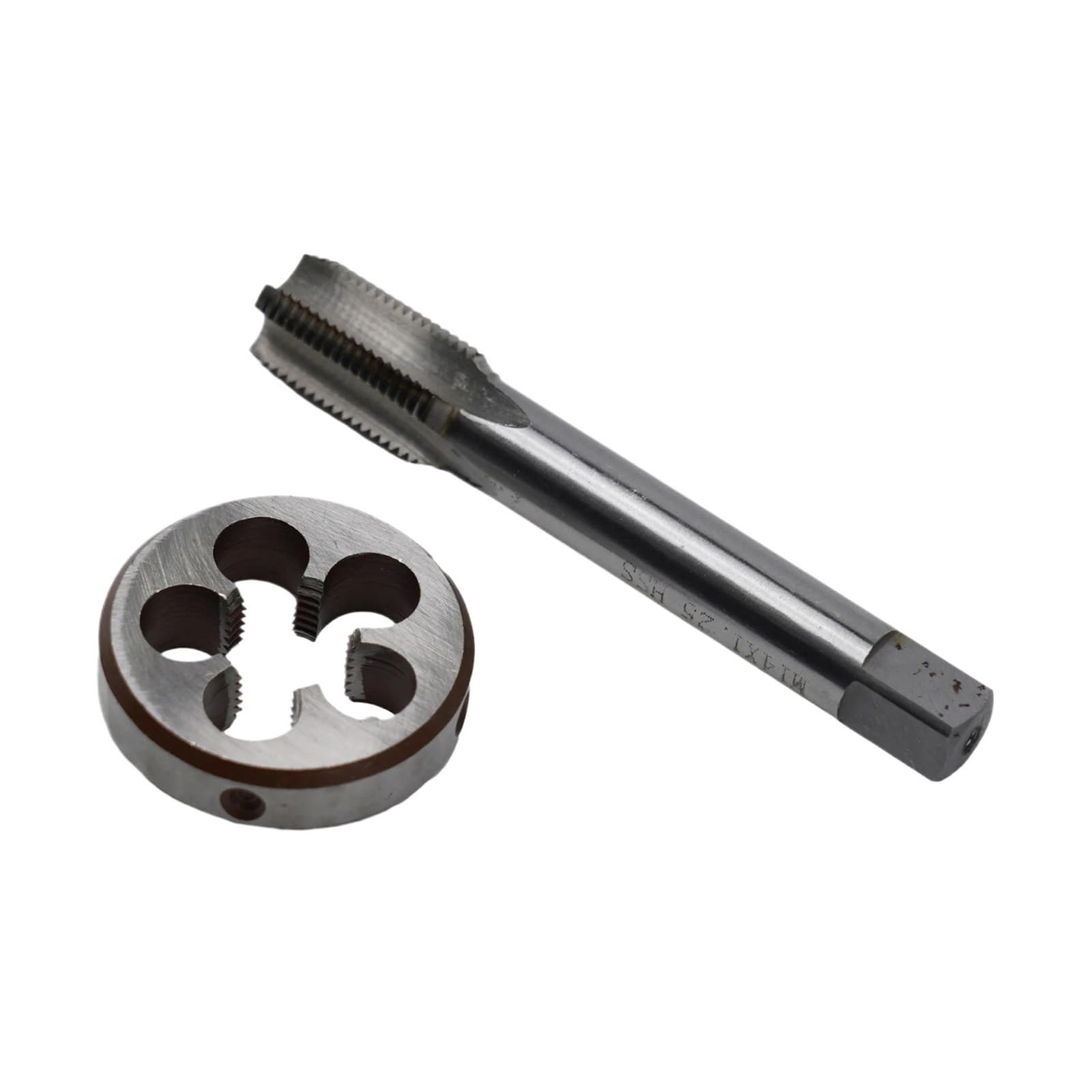 Reparar rosca fina dañada con juego de macho de roscar manual de 14mm