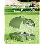 BUCATSTATE Bird Carrier Backpack with Shade Cover, Travel Bird Cage Bag Lightweight, Visible Window for Parrots, Small Cockatiels, Budgie and Other Similar Size Birds - Image 4