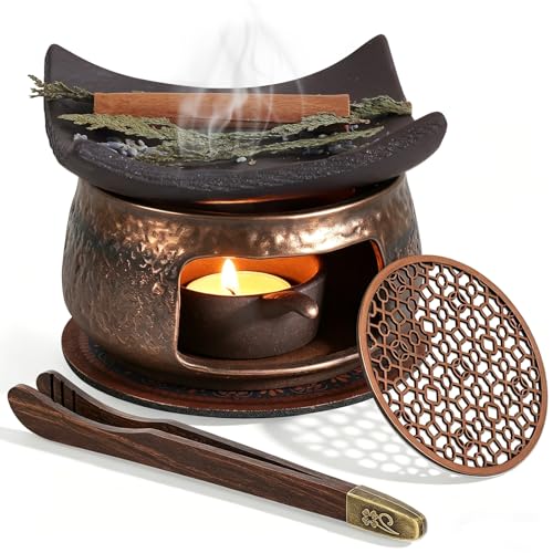 Cedar and Zen Herb Burner Kit 1250C High-Fired Aromatherapy Burner Set