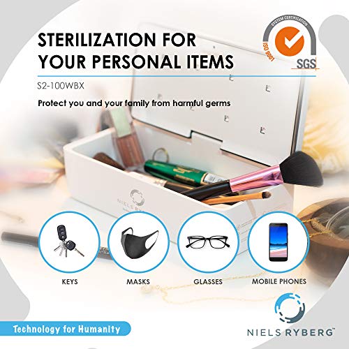 NIELS RYBERG Premium UVC STERILIZER/UV SANITIZER for Mobile Phones and Household Items - SGS Certified - Thumbnail 3