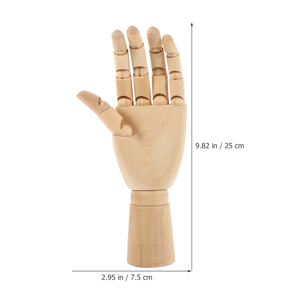MAGICLULU 5 Piezas De Adorno De Mano De Madera Mano De Maniquí Mano De Maniquí Dedos Flexibles Figura De Mano De Maniquí Decoración Del Hogar Marionetas Cosa Modelo De Mano Adorno