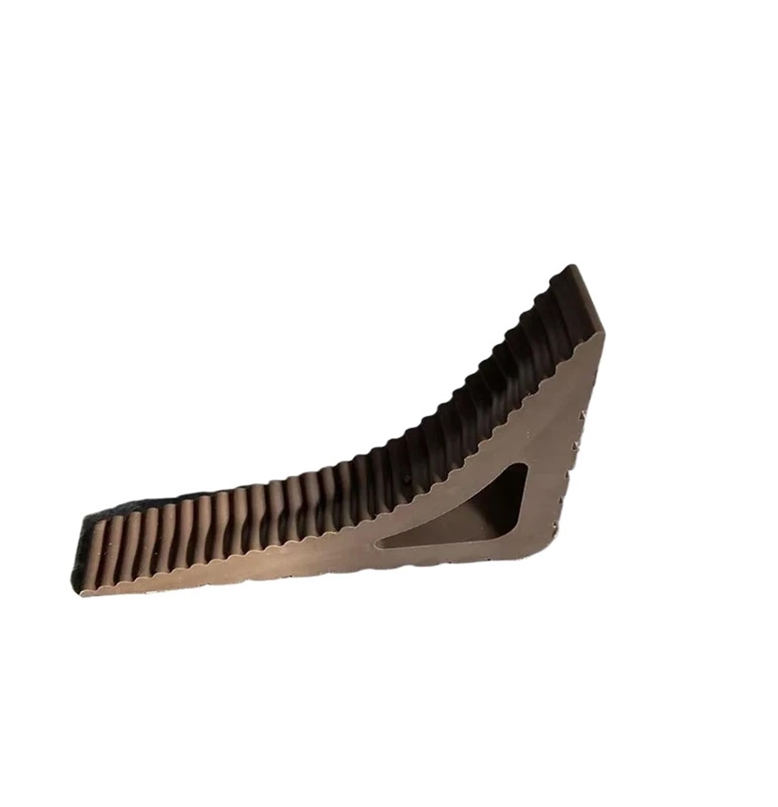 Xctdsvah Brown Door Stop Rubber Reusable Floor Block Door Wedge Doorstops Home Window Limiter Office Anti-Collision(Brown)