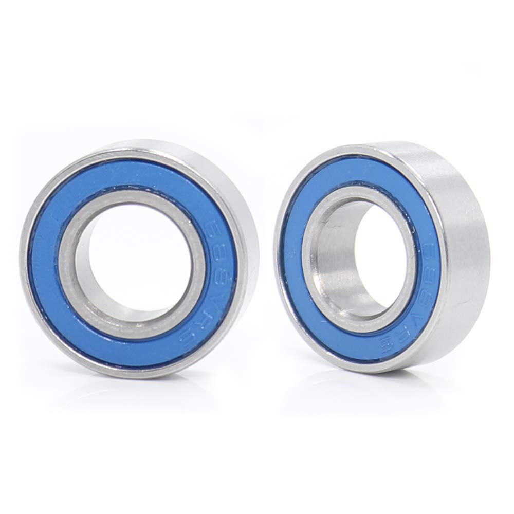 10 Pièces 688 2RS Roulements à Billes à Gorge Profonde Scellés En Caoutchouc 8x16x5mm Pour De Nombreux Projets Différents - Bricolage