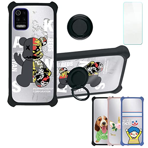 Aroepurt Funda para LG K52 Funda Compatible con LG K52 Case Carcasa [con 9H Dureza HD Protector Pantalla] PC + Silicona Soporte DYH-CGZ