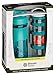 BlenderBottle Combo Pak - Sportmixer Shaker 820 ml Fassungsvermögen und GoStak Starter 4Pak mit Henkel in einer attraktiver Geschenkverpackung, teal