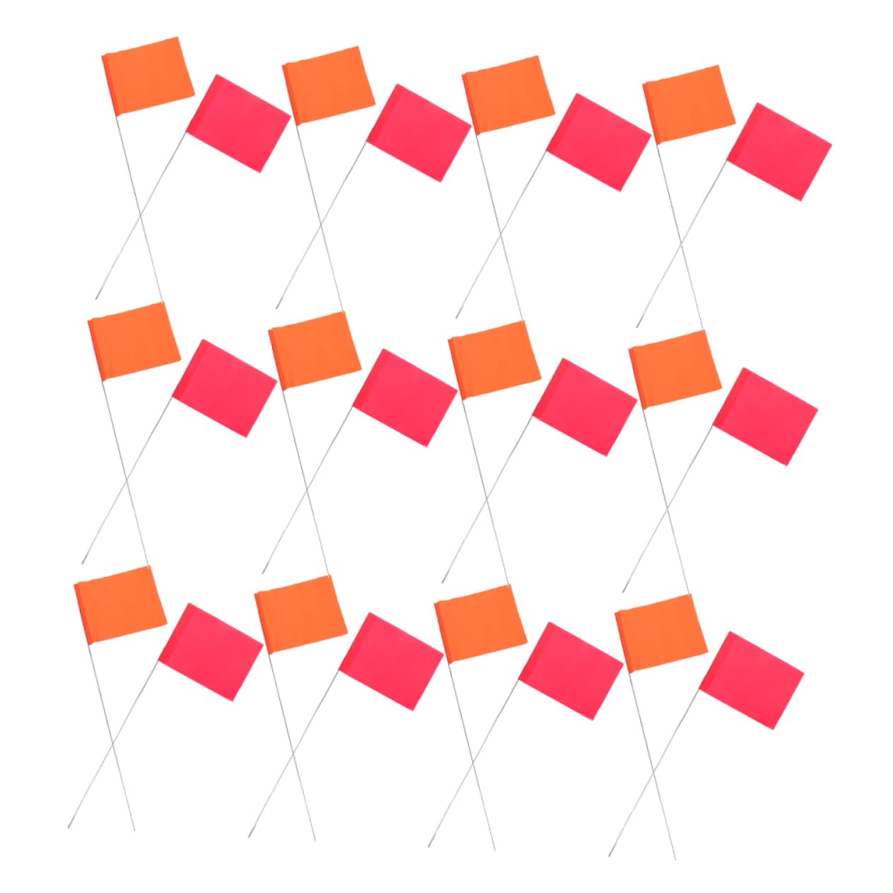 60 drapeaux de marquage pelouse YARNOW pour délimiter l'arrosage automatique et les massifs