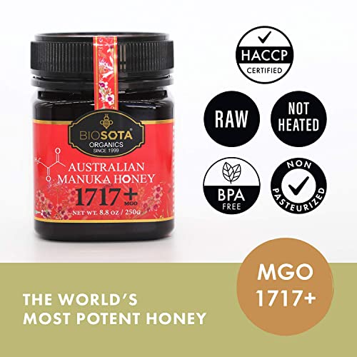 BIOSOTA Miel de Manuka Orgánica MGO 1717+ 250g miniatura 2