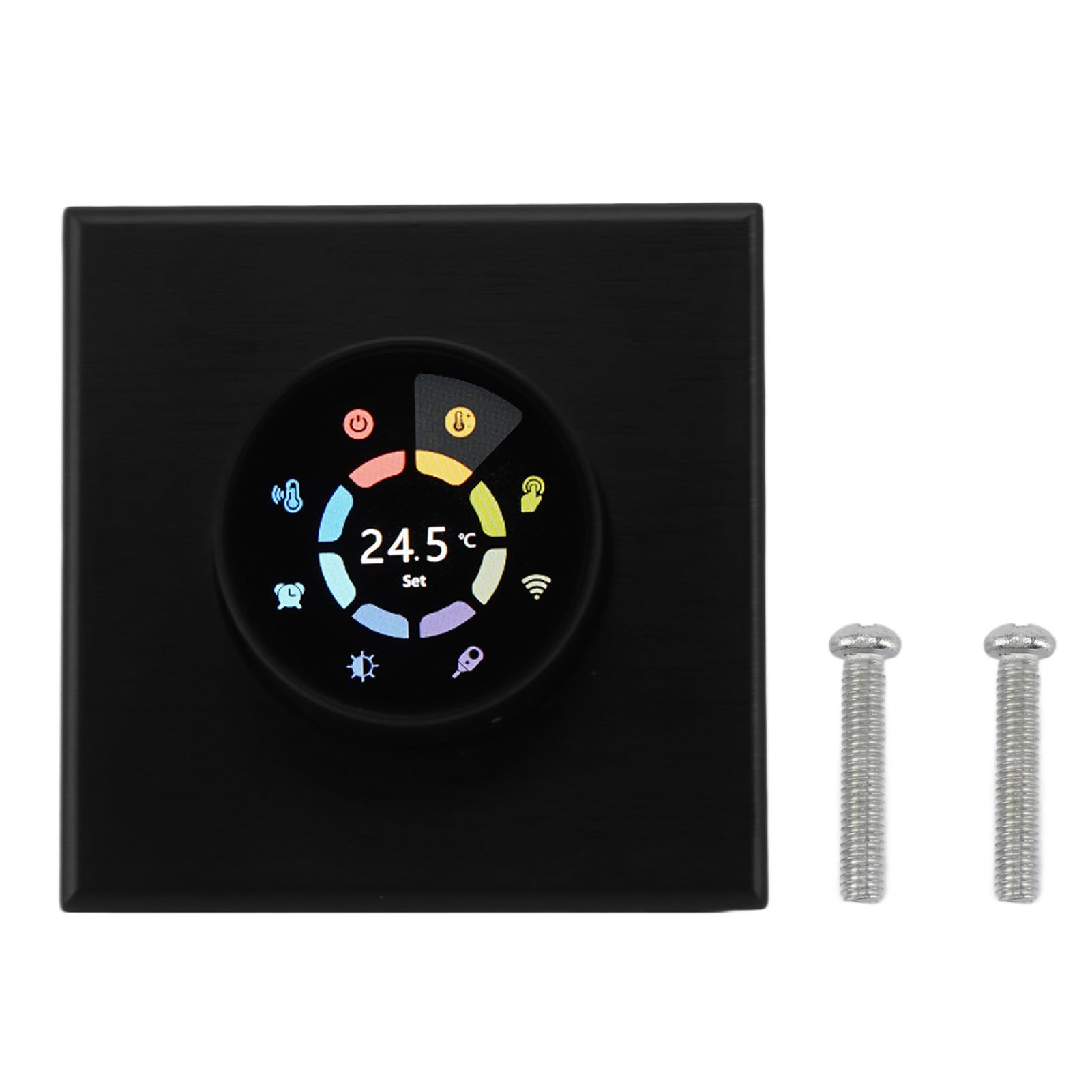 Cocoarm Termostato Inteligente WiFi para Calefacción por Suelo Radiante, PC ABS Termostato Eléctrico para Calefacción por Suelo Radiante CA 95 a 240 V, Perilla de Control de Aplicación Temporización