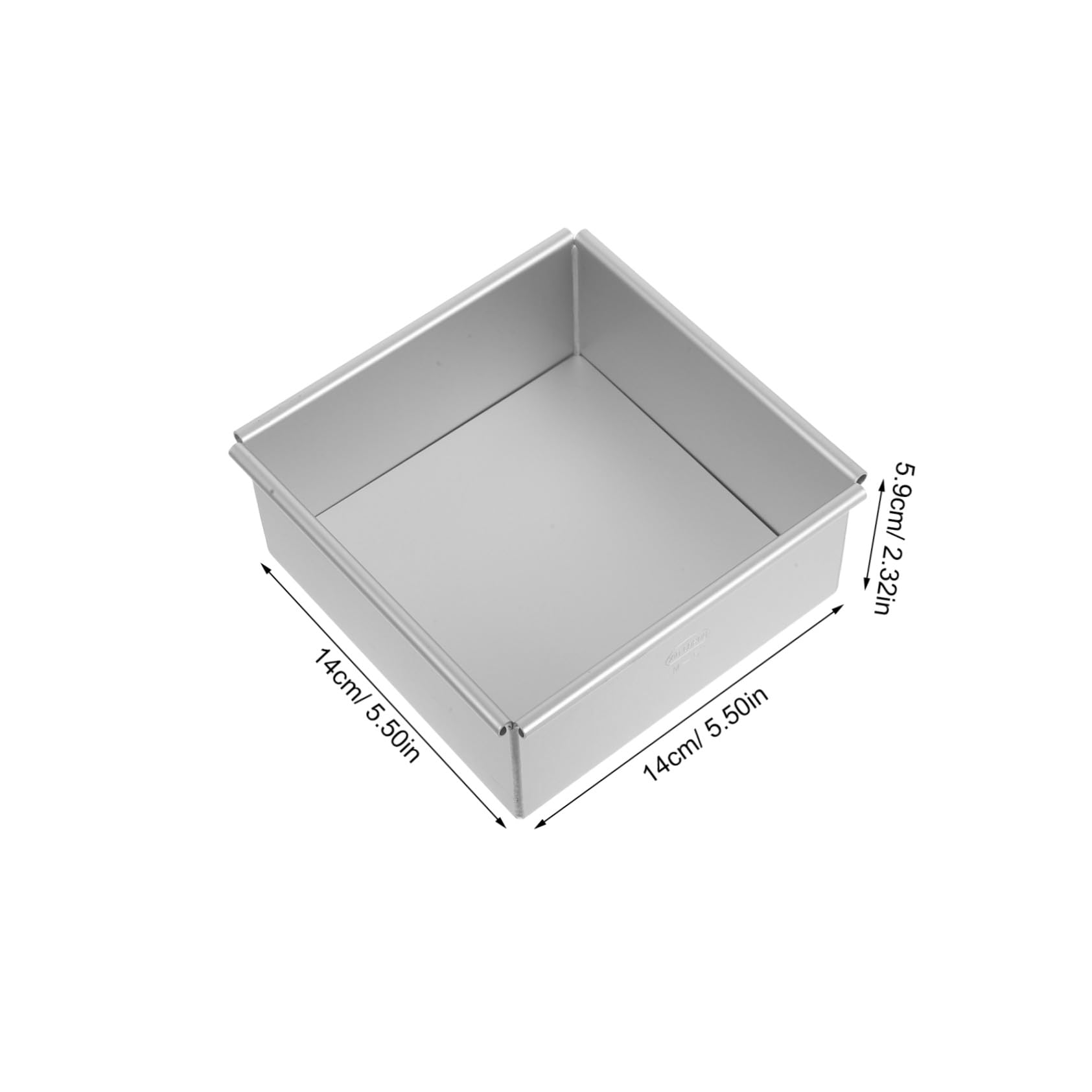 ABOOFAN 5 Piezas Plato de pastel de queso de aluminio Forma de horno de pastel Sartén molde de tarta de queso Herramienta de horno de cocina Bandeja aleación de aluminio Plata