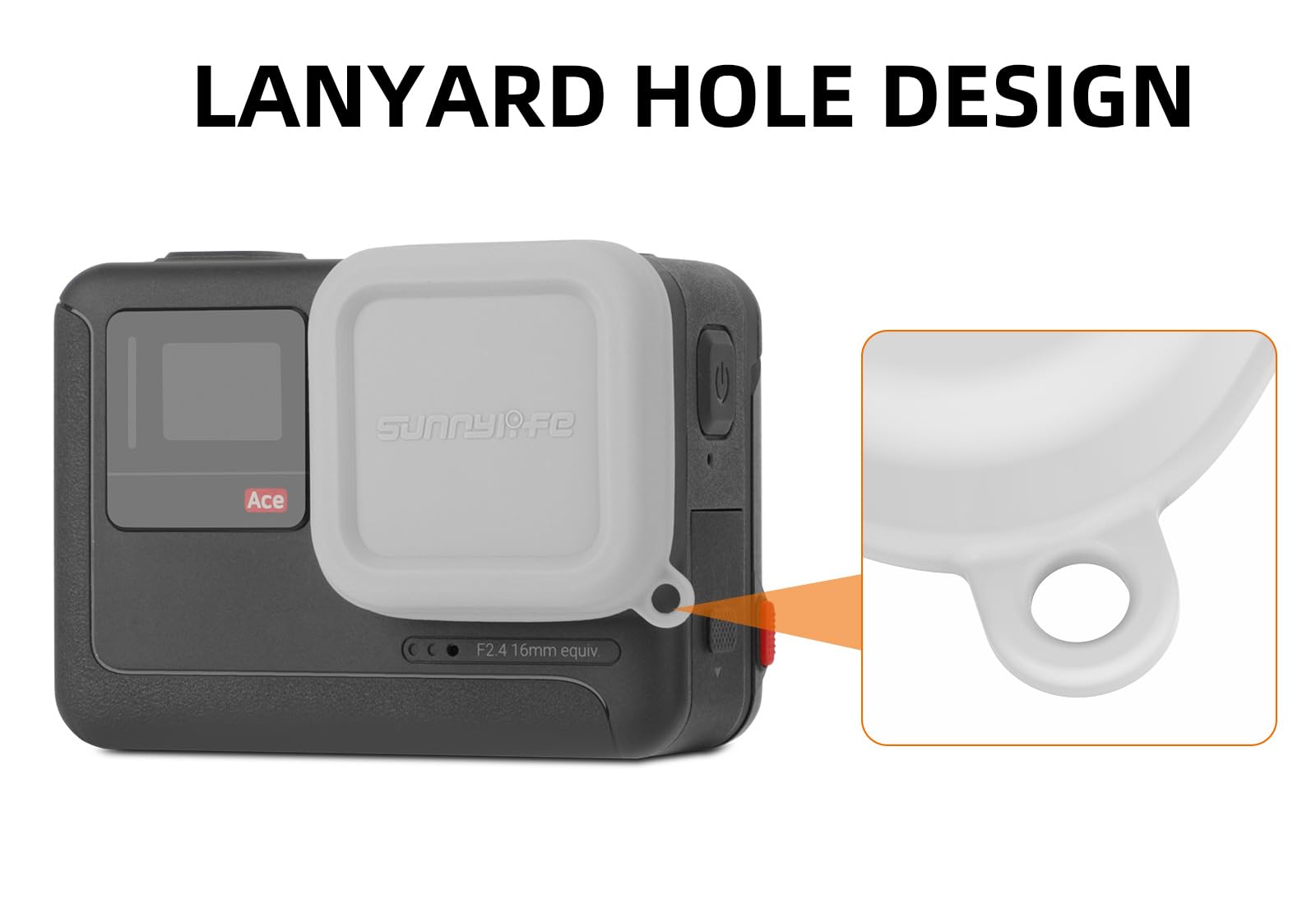 Coperchio dell'obiettivo per Insta360 Ace/Ace Pro Silicone Lens Cap Snap on Lens Tappo Coperchio di Protezione (2 pz Colore Hasard)