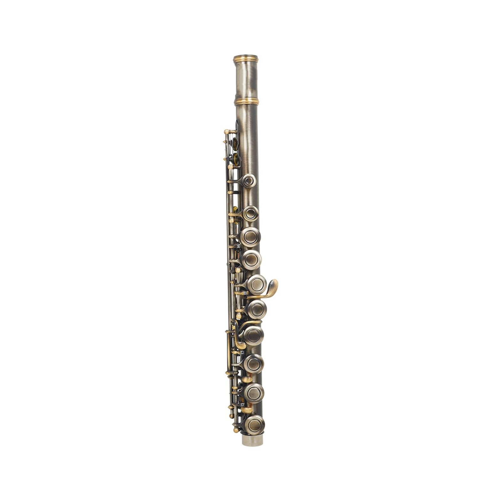 Flûte À Vent À 16 Trous Fermés En Bronze Clé De Mi Do Pour Débutant Jouant De L'antiquité Flûte Pour Adultes