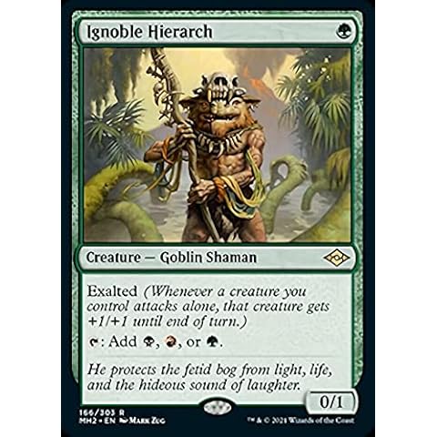 Magic: the Gathering Ignoble Hierarch Goblin Shaman Cover