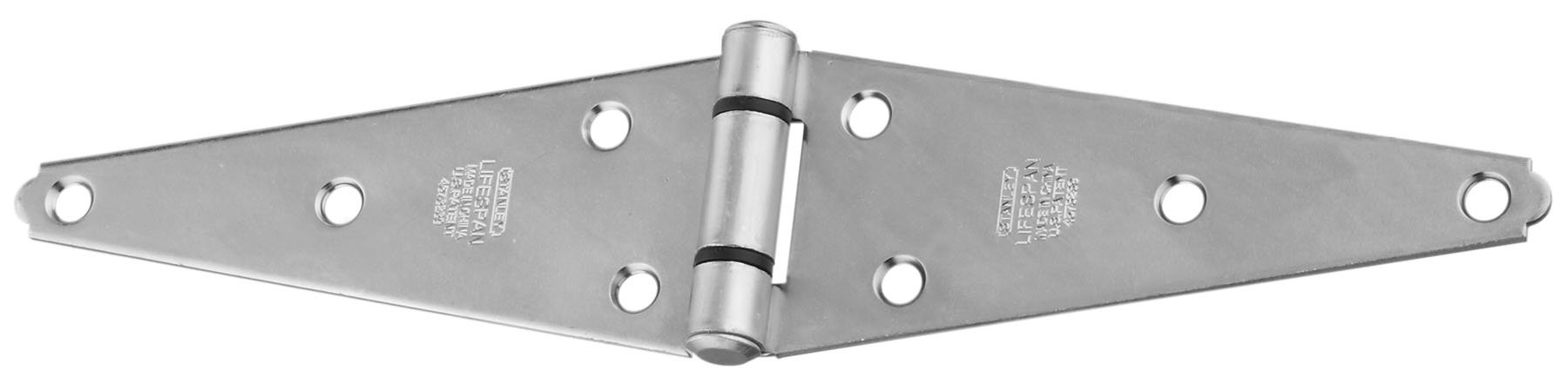 Stanley Hardware 141500700 - Bisagra para correa pesada de 15,24 cm, chapada en zinc