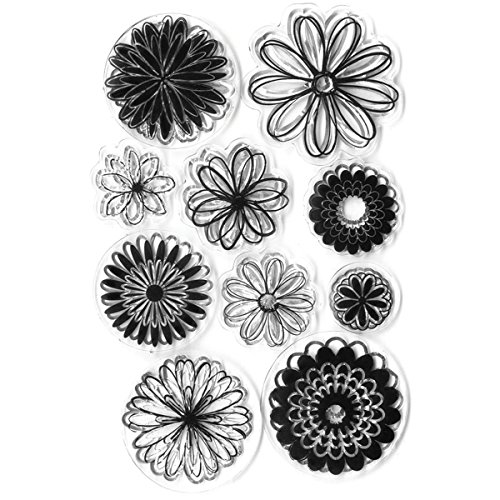 Tampons Clear MultiCraft Sunshine Daisies 10x15cm pour carterie