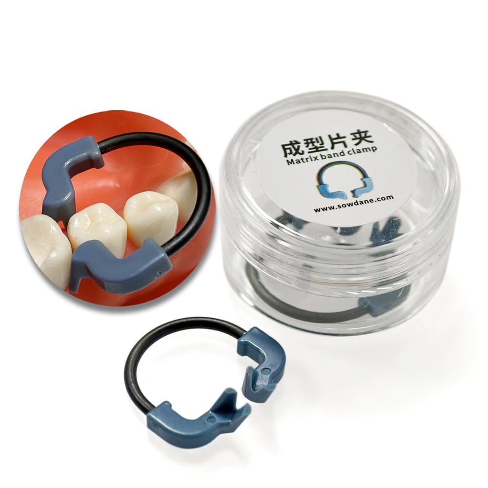 Dental Sectional Matrix Bands Sectional Metal Matrix System Universal Nickel Titanium Clamping Ring Peek Dentist Tools