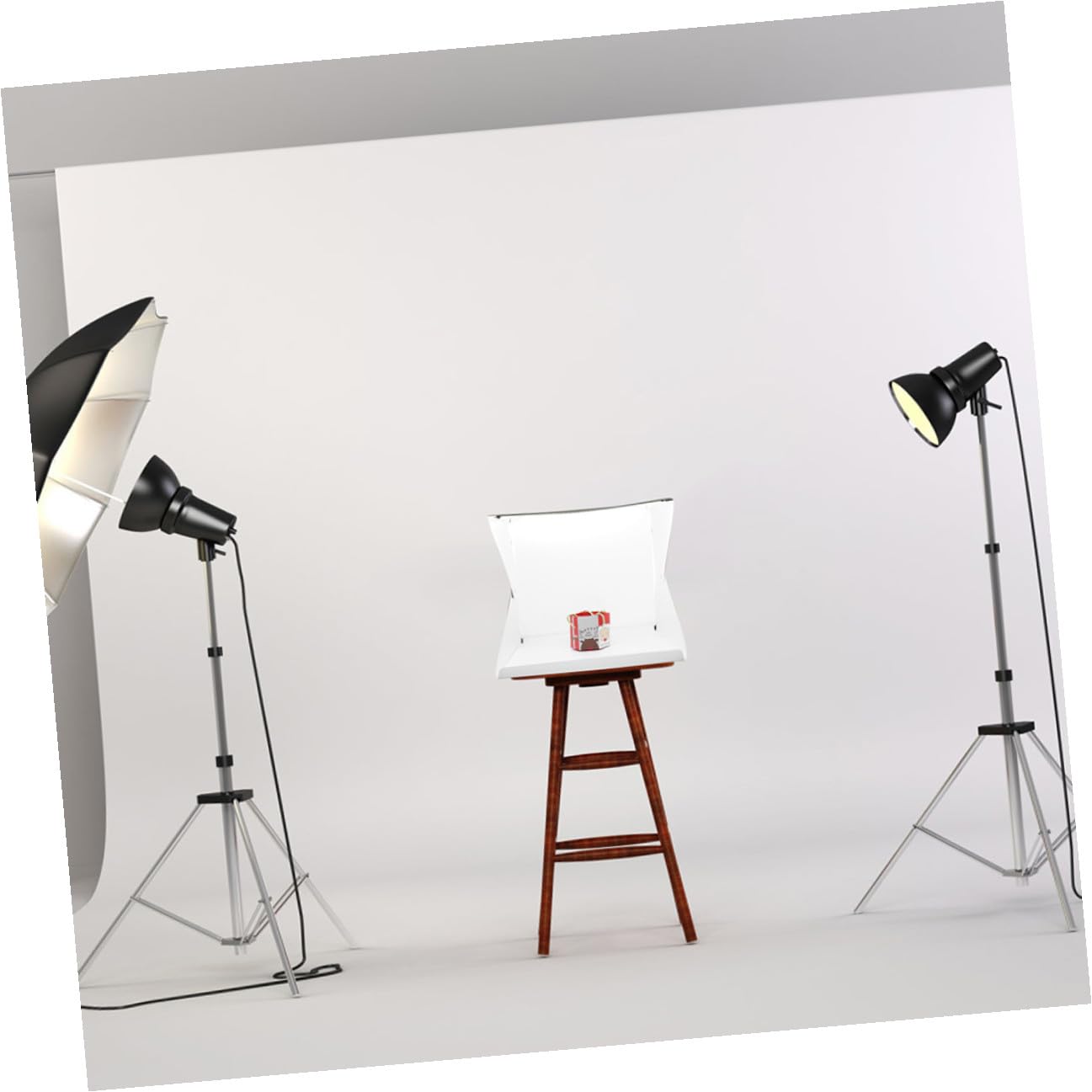 Alipis Boîte à Lumière Photo Portable 40cm en PVC et Polyester LED Réglable, Anti-Ombres et Reflets, Tente Photo pour Petits Produits et Chaussures