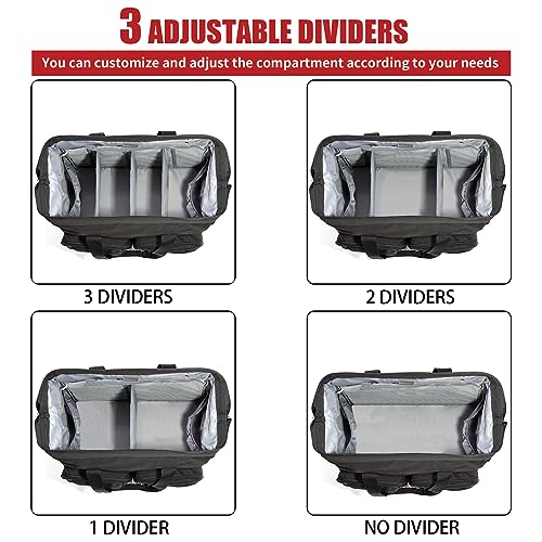 Image of Rolling Medical Bag Nurse Doctor for Women for Work Rolling Duffle Bag Family Prosessional Nursing Bag with Laptop Compartment Home Health Physical Theraphy Bag Hiking Team Police Army Scout Portable