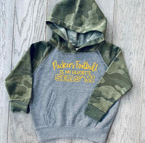Youth Toddler Packers Hoodie Green Bay Shirt Wisconsin Sweatshirt Kid Child Gift Soft Grey Camo Hoodie3
