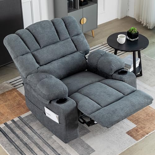 Sillón reclinable plegable Gris metálico miniatura 6