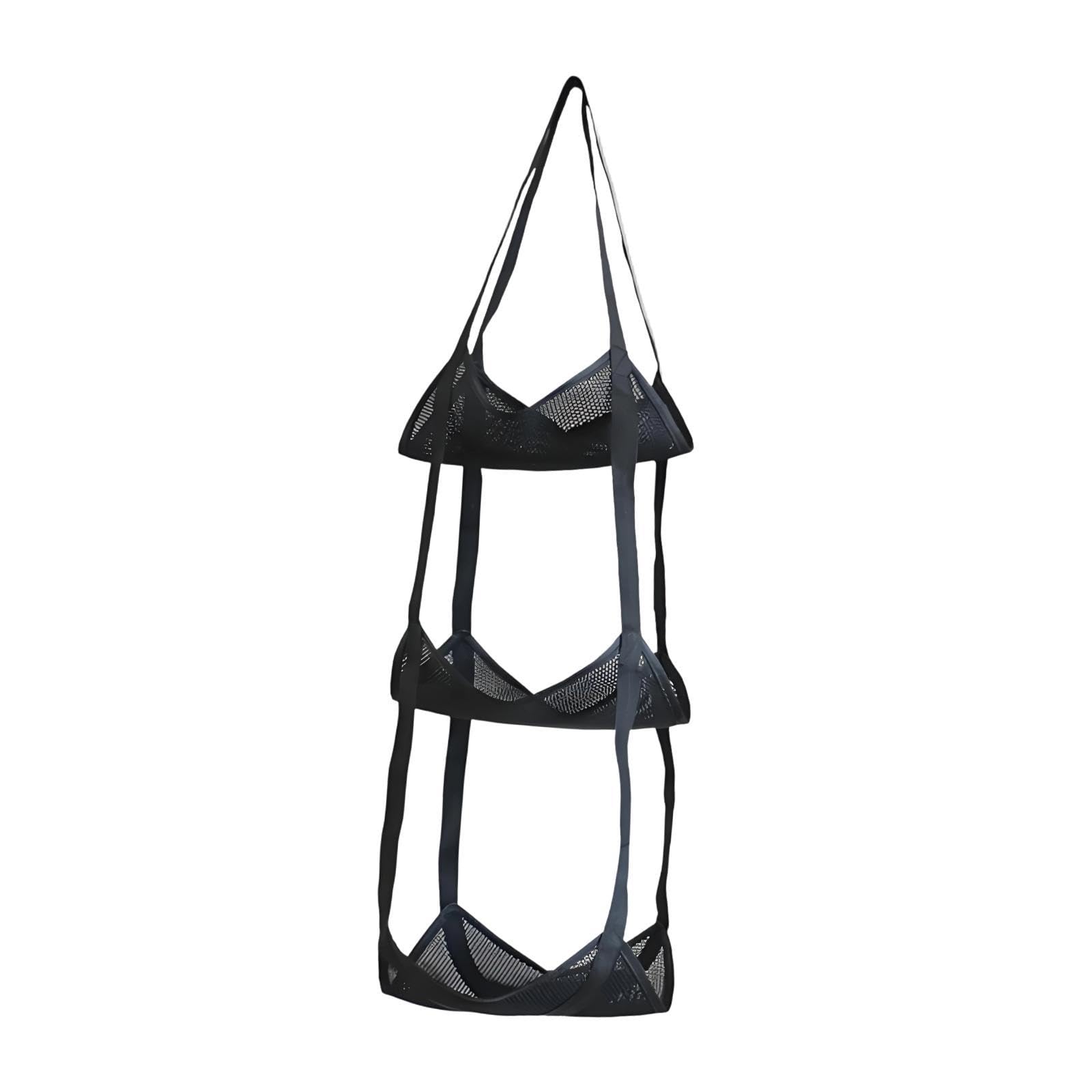 VELURA Sports Ball Storage Net Basket for Garage Display Rack for Volleyball Soccer 3 Layer|Sporting Goods | Team Sports | Baseball & Softball | Clothing, Shoes & Accessories-image-41
