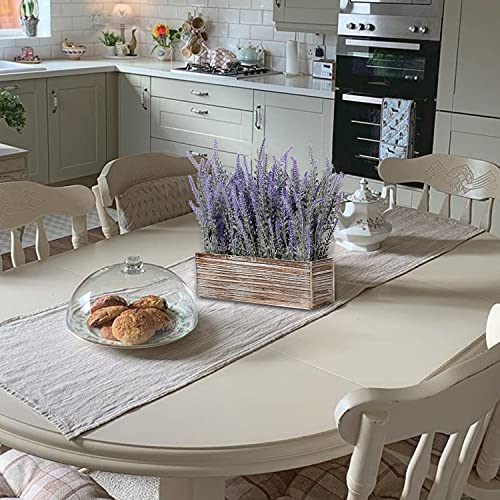 Briful Lavanda artificiale in vaso, pianta di