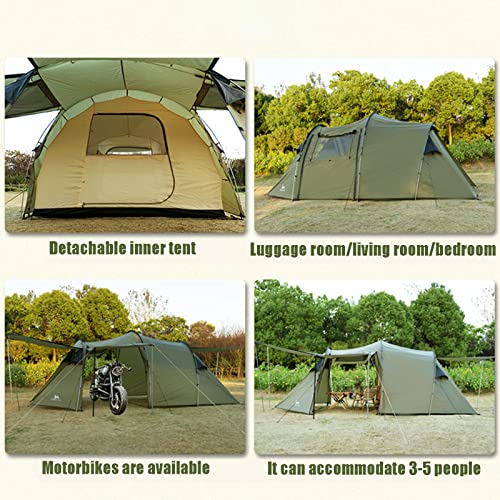 Carpa de camping portátil para 3-5 personas miniatura 4