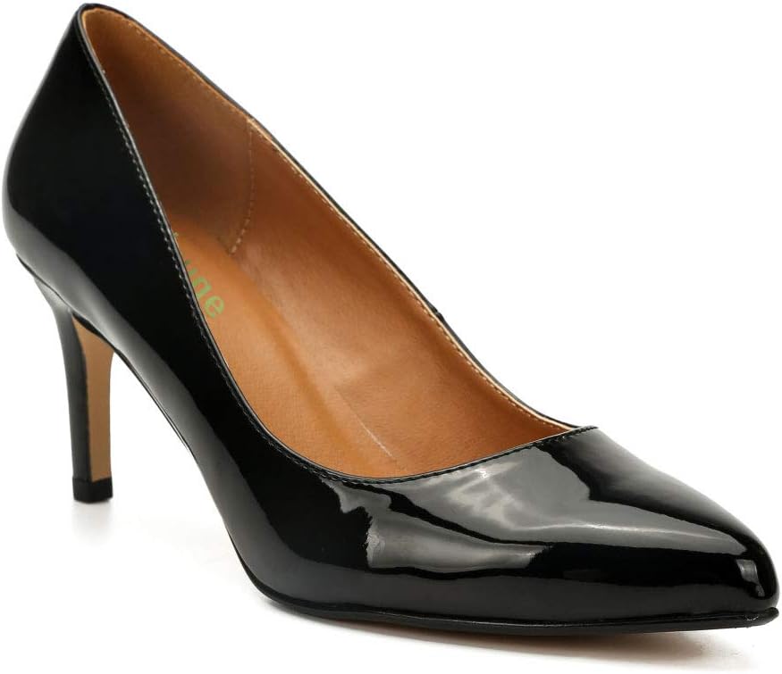 Enelauge Women's Men's Classic Stiletto Pointy Toe High Heel Wedding Dress Pumps
