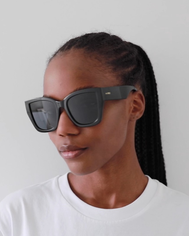 AIRE/Revolve Haedus Sunglasses AIRE Haedus Sunglasses in Pewter & Smoke Grad | REVOLVE main image 4