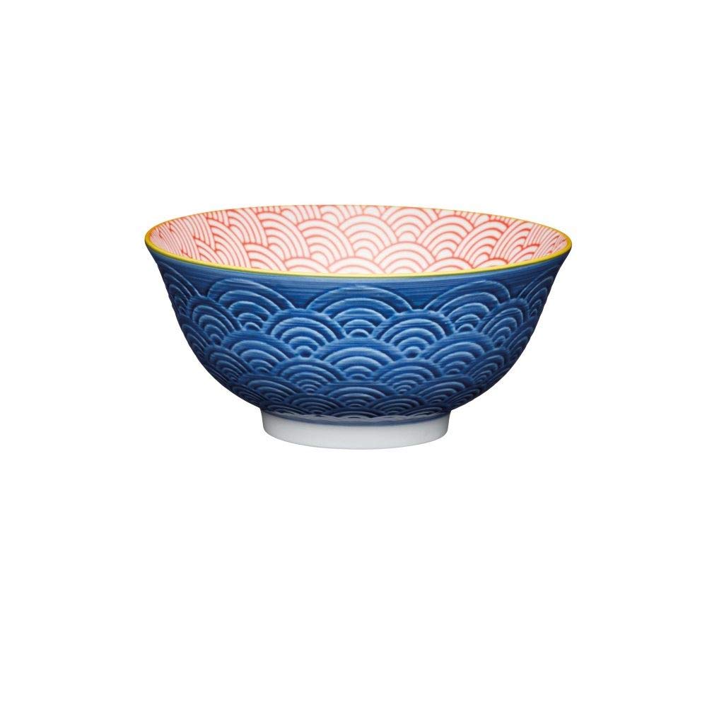 Kitchencraft Arched Pattern 4-Piece Ceramic Bowl Set - Multicolour - Stoneware - Bowls