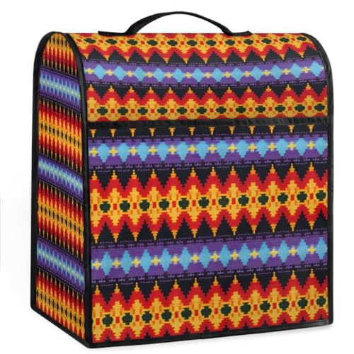 Coffee Maker Cover Aztec Ethnic Kitchen Appliance Covers Small Appliance Covers Blender Cover Juicer Cover Dust Covers for Kitchen Appliances with Top Handle and Pockets,Washable,C538