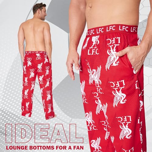 Liverpool FC Mens Pyjamas - Comfy Nightwear Pyjama Bottoms for Men Teenagers Lounge Wear PJs Liverpool Gifts for Men4