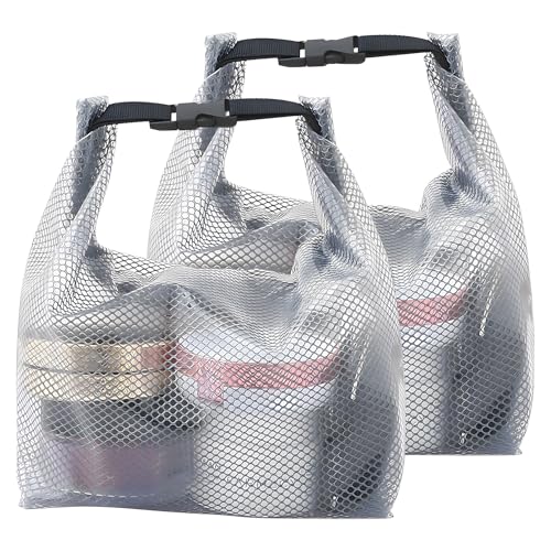 2 Piezas Neceser Grande Mujer Hombre, Bolsas Neceser Transparente Grande, Bolsos Transparentes Mujer Hombre, Neceser Ducha Impermeable de EVA para Cosmético Viajes Acampadas