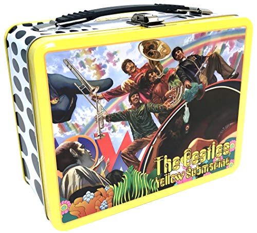Factory Entertainment Beatles Alex Ross Sac fourre-tout en étain Jaune - Les Beatles, Paul McCartney, John Lennon, RIngo Starr, George Harrison Factory Entertainment Beatles Alex Ross Sac fourre-tout en étain Jaune
