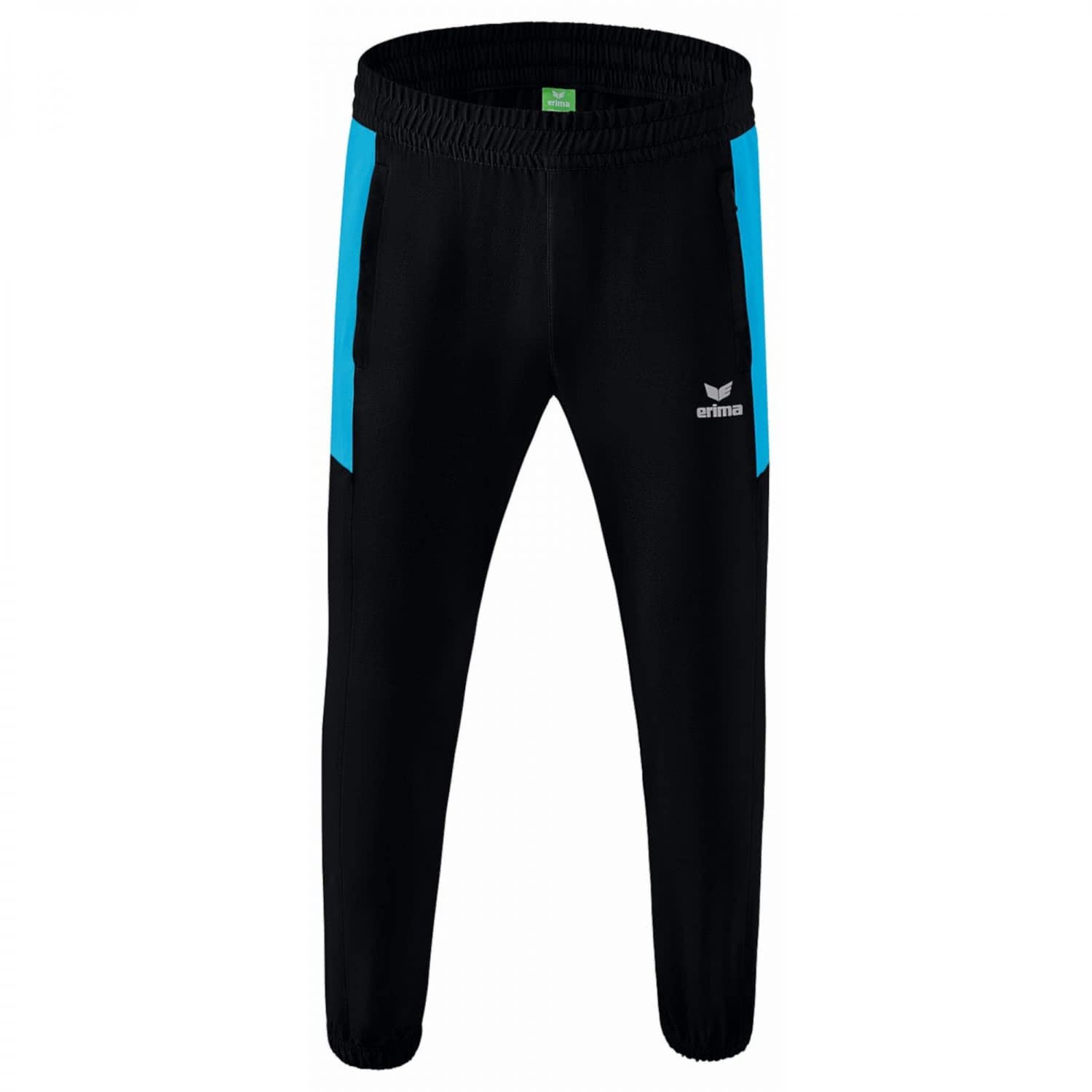 Erima Men's Team Presentation Pants, Black/Curacao, XL