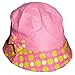 Minnie Mouse Disney Polka Dot Little Girls Toddlers Bucket Hat Pink/Lime