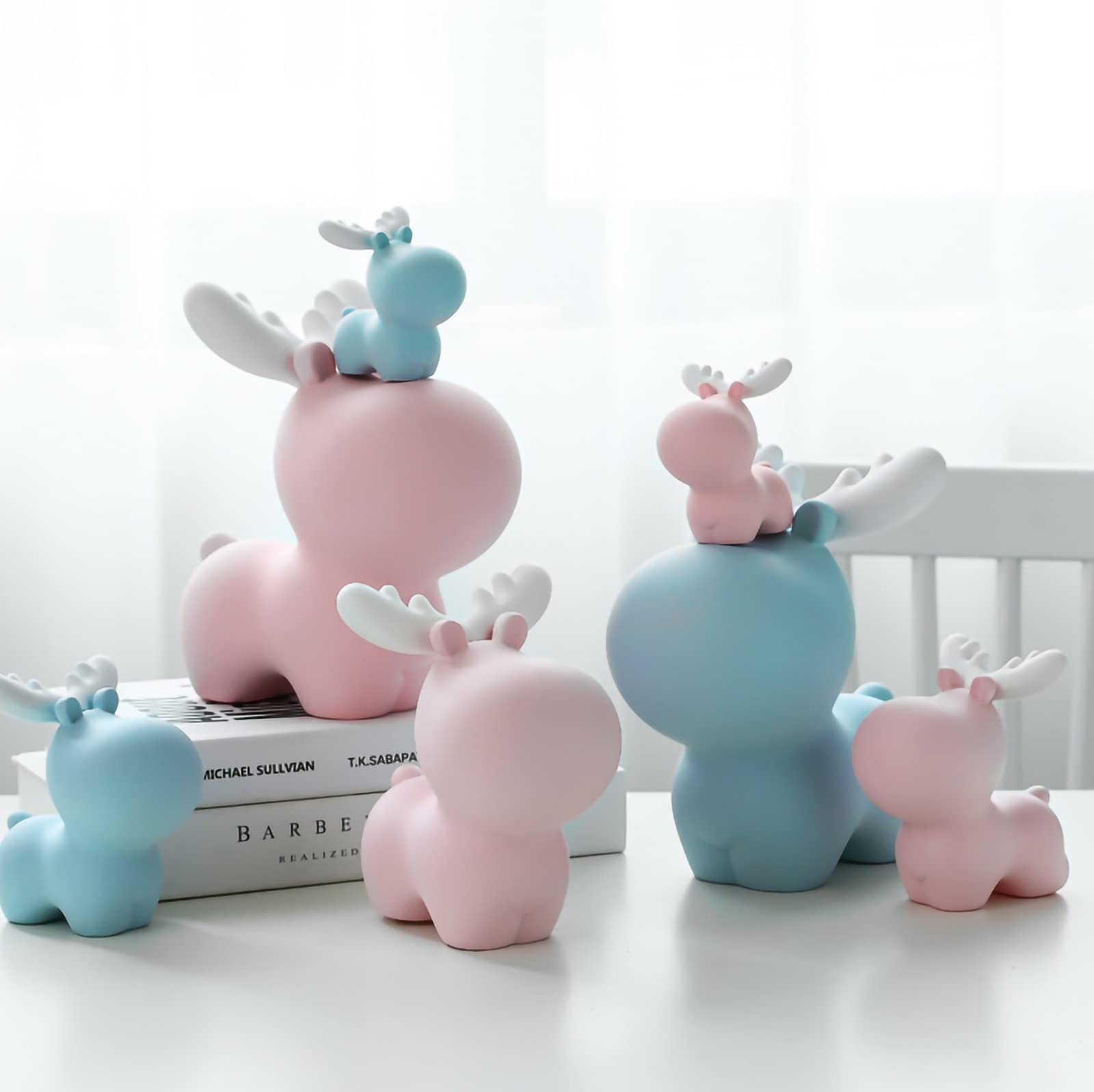 Salvadanaio Ornamenti da Scrivania Salvadanaio Fulvo Carino, Regalo per Ragazze Ragazzi, Decorazioni Compleanno Natale Capodanno Decorazioni(B,Large)
