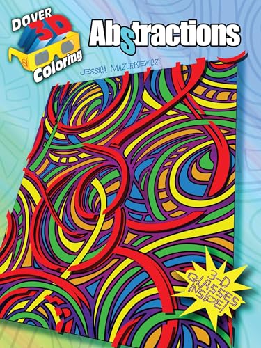 3-D Coloring Book--Abstractions (Dover Design Coloring Books)
