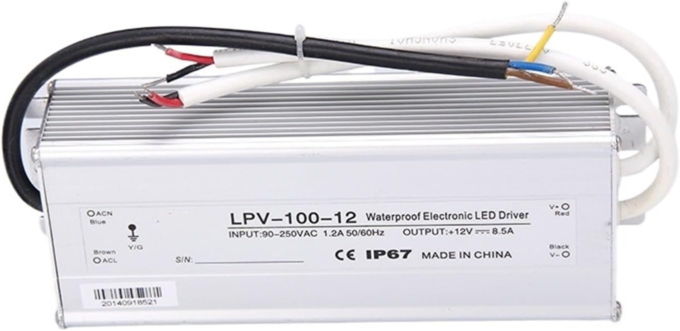 100W 48V 2A LED Driver Power Supply DC Outdoor for Light Strip Lighting AC Transformer Constant Voltage