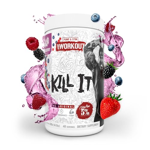 Image of 5% Nutrition Kill It Pre Workout Powder with Creatine (Wildberry)