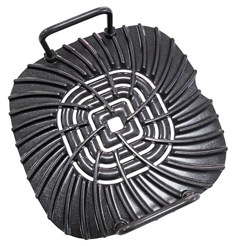 Cast Aluminum Grill Griddle Grill Grate Replacement for Ninja Foodi AG300, AG301C, AG302, AG400, Ninja Foodi 5-in-1 Indoor Grill