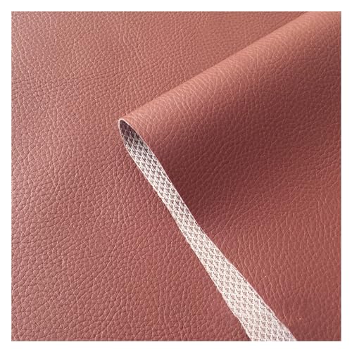 Tissu simili cuir PVC marron rouleau 1,6x3m simili cuir ameublement et veste