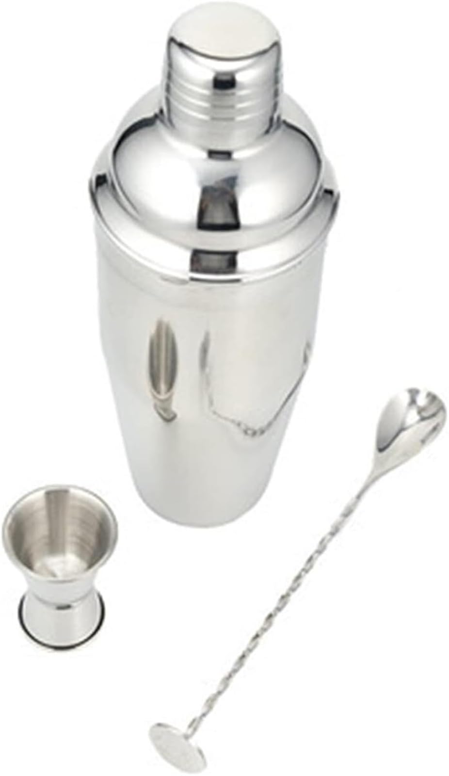 KanDuo Bar Tool Set Bartender Kit Juego de coctelera, Juego de coctelera Coctelera de Acero Inoxidable con Cuchara y Jigger Martini Shaker & Bar Shaker Perfecto for Principiantes Bartender