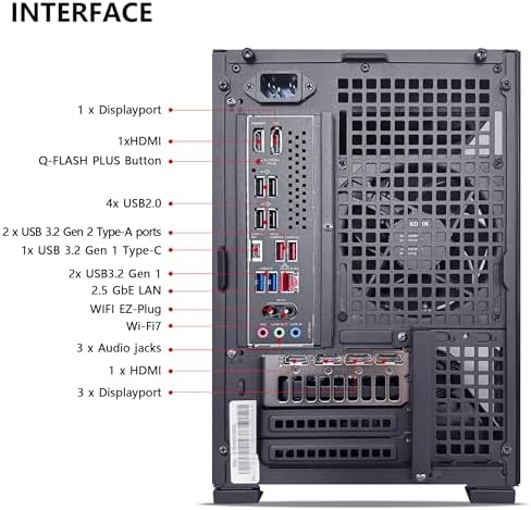 KOTIN Prebuilt Gaming PC Ryzen 5 9600X, 16GB DDR5, RTX 5060 Ti 8GB, 1TB SSD - 5