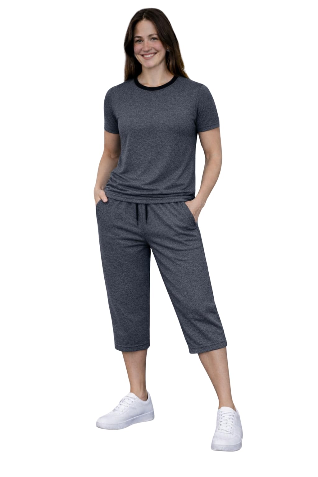 Women’s Polyester Tracksuit – Comfortable Activewear Set-S63-image-23