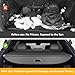 Cargo Cover for Volkswagen VW Atlas Cross Sport 2020-2025 Accessories Black Retractable Rear Trunk Security Cover Shield Shade Privacy Screen Car Trunk Luggage Cargo Security Shade Shield